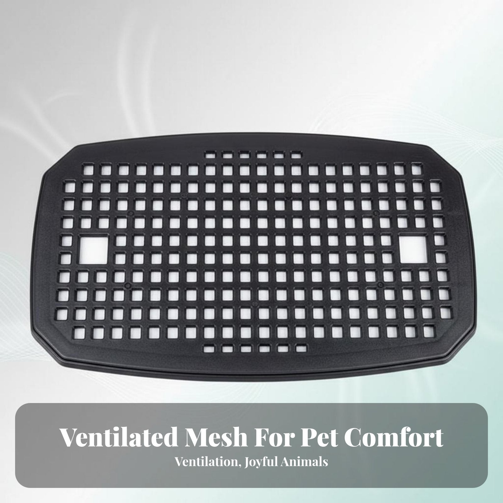 Pet Carrier Mesh Tray Elevated Crate Floor Crate Floor Mat Paws Pet Cage Mesh Tray for Cat Owners, Airline Travel