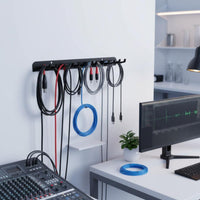 Audio Cable Rack Metal Audio Cable Hanger Space Saving for Workshop
