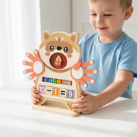 Wooden Animal Board Develops Logical Thinking Educational Addition Subtraction Toy Learn Through Play Animal Abacus Calculation Toy