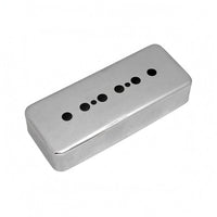 Pickup Cover Pole Openings Brass Pickup Cover Silver-Toned Musical Equipment