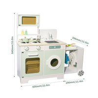 Play Fridge Cooktop Sink Set Realistic Simulation Sound and Glow Kitchen Toy