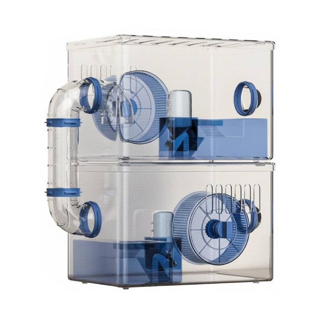 Transparent Hamster Enclosure Easy to Clean Clear Acrylic Hamster Enclosure