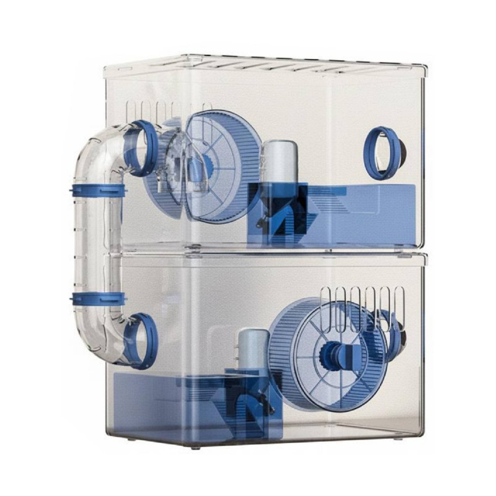 Transparent Hamster Enclosure Easy to Clean Clear Acrylic Hamster Enclosure