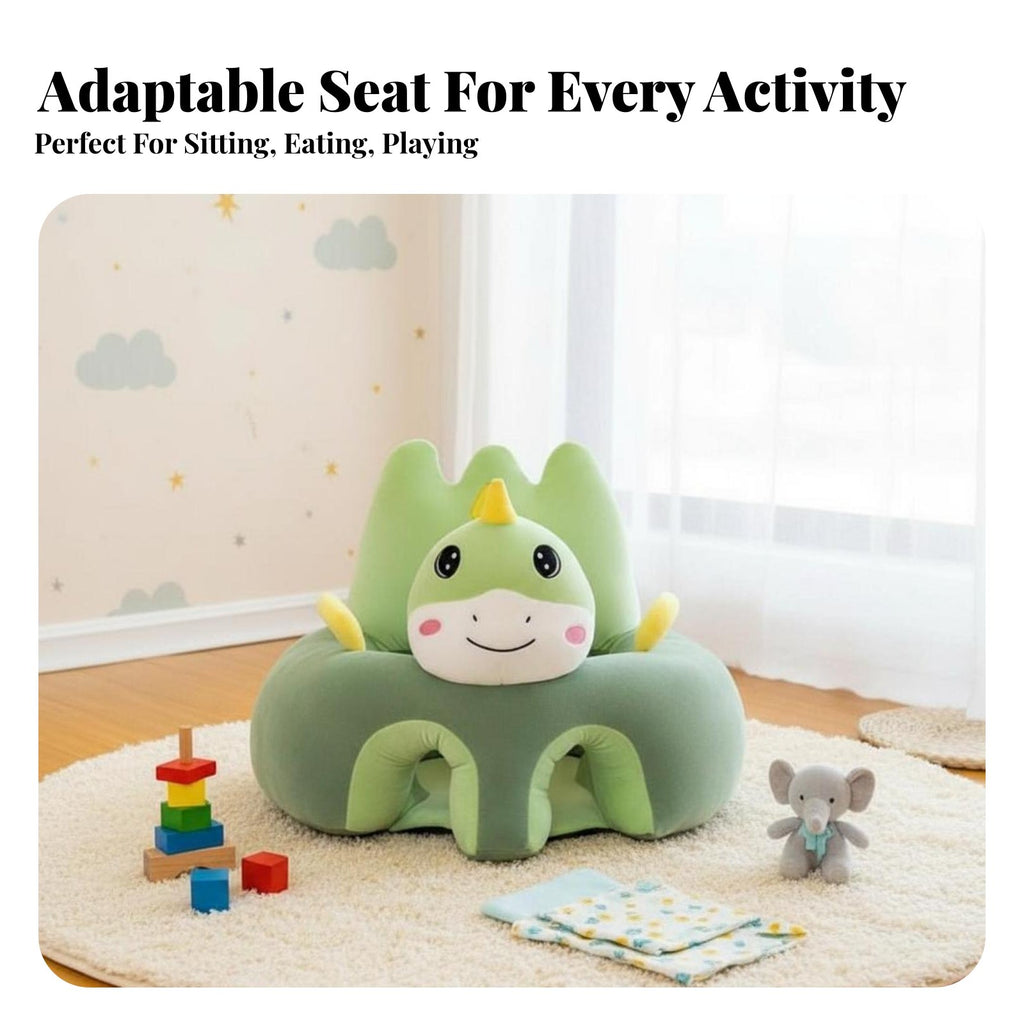 Inflatable Sitting Trainer Portable Infant Floor Chair hands-free for Home, Babies