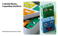 Hands-on Tin Puzzle Game Cognitive Skills Expression Matching Toy