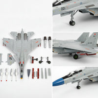 Fighter Model Kit with Display Stand Collectible Carrier-Based Fighter Model