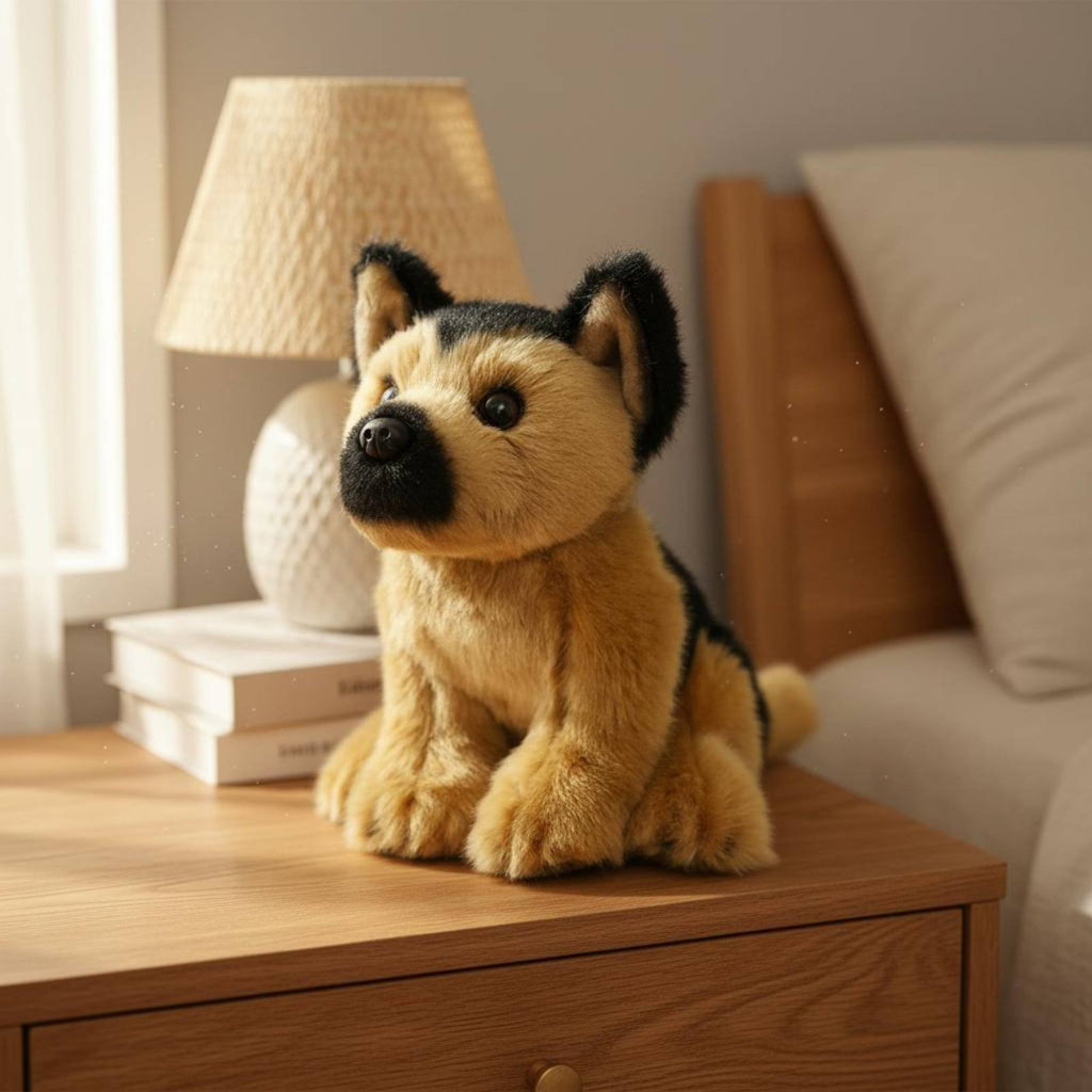 Realistic Dog Stuffed Animal Embroidered Eyes Chihuahua Stuffed Animal Cute