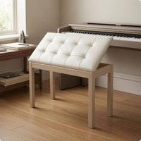 Piano Bench Upholstered Storage Piano Bench Padded Cushion