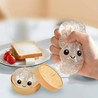 9 Pieces Slow Rise Squeezable Bun Stress Relief Bun Squeezable Gift Ready