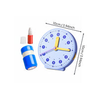 Time Learning Tool 12/24 Hour Display Student Learning Clock for Classroom, Kids