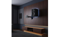 Thickened Metal Speaker Wall Mount Heavy Duty Surround Speaker Wall Mount Easy Install Audio Accessory Extendable Arm for KTV, Living Room, Studio