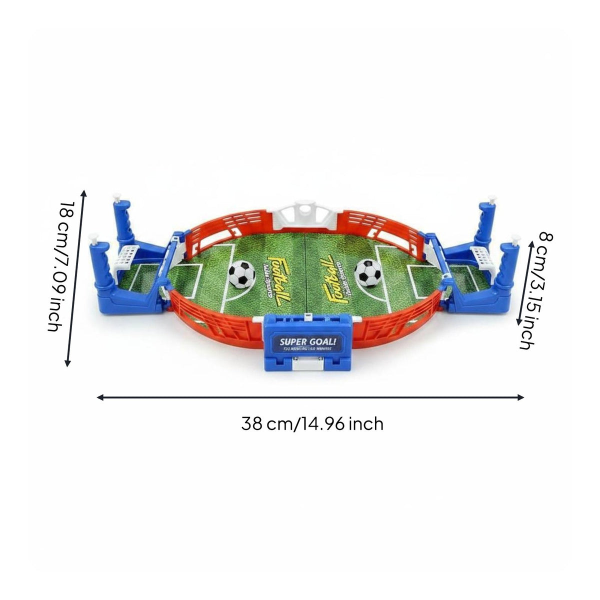 Tabletop Football Game Interactive Fun Flipper Soccer Game for Party