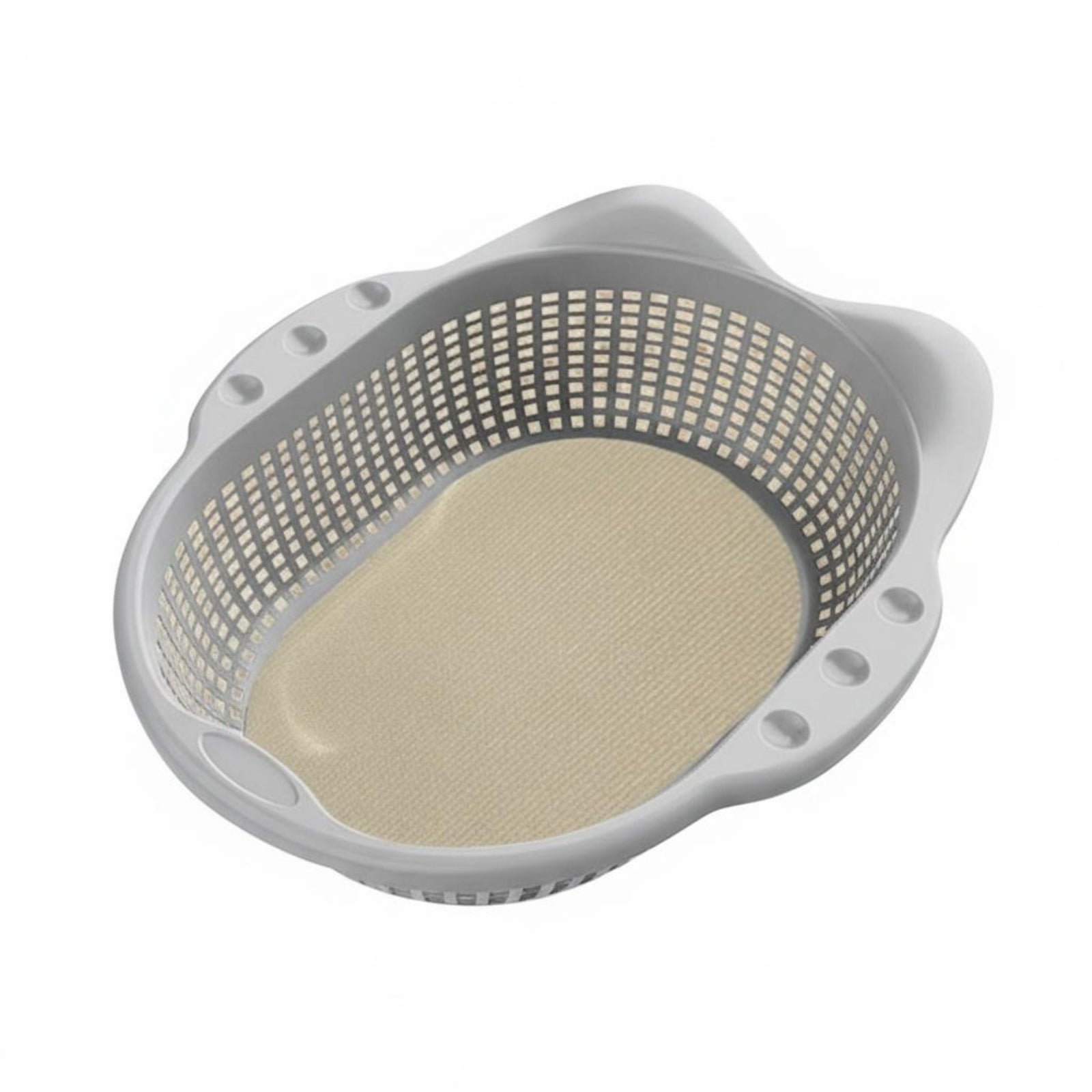Perforated Cat Basket Bed Scratch-Resistant Cat Bed with Cushion Breathable Pet Bedding