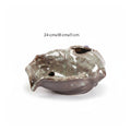 Green Aquatic Aquarium Filtration Ceramic Jar Fountain Easy to Clean for Balcony