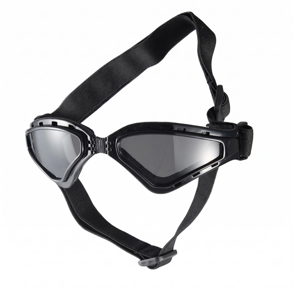 Triangular Dog Goggles Tinted Lenses Dog Goggles Adjustable Strap for Outdoor