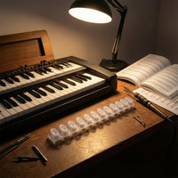 Conductive Rubber Strip Translucent Music Accessory Narrow Base