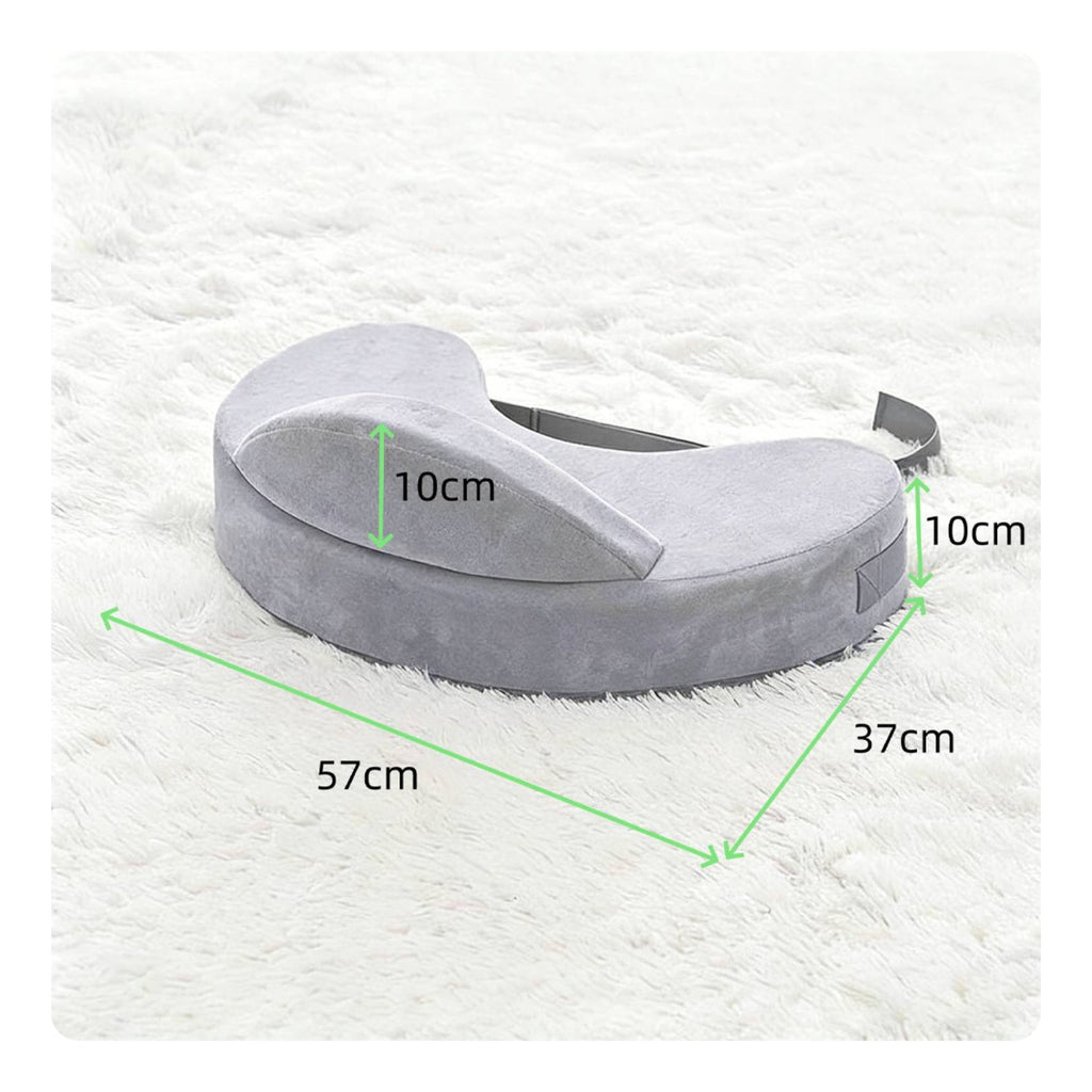 Memory Foam Nursing Pillow Multiuse Breastfeeding Pillow Adjustable Waist Strap