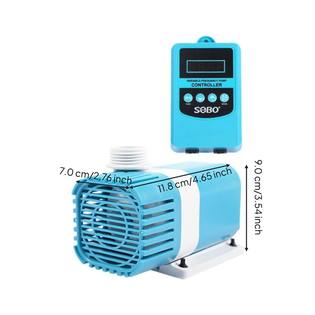 High-power quiet pump for tanks