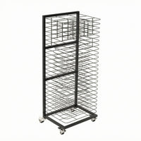 Art Drying Rack Removable Shelves Painting Drying Rack Black Finish for Artists