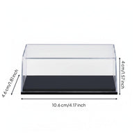 Acrylic Display Box Covering 1/87 Model Car Display Case High Crystal Clearness Collectible Accessory for Desktop