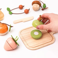 Wooden Fruit Set Hand-Eye Coordination Wooden Vegetable Toy
