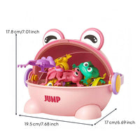 Frog Container Game Colorful Storage Container Toy Plastic