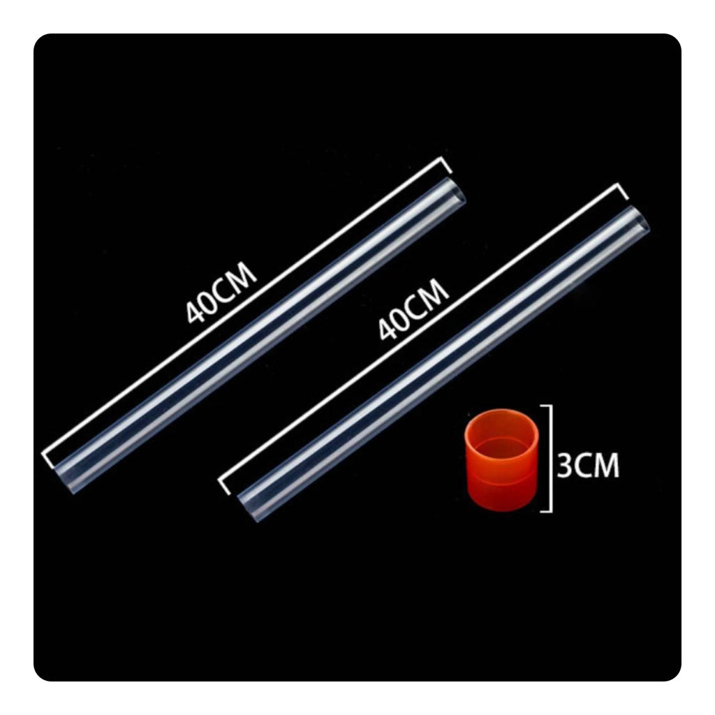Manual Aquarium Water Changer Interchangeable Attachments Gravel Vacuum