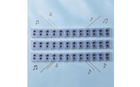 Electronic Piano Keyboard Strip Long Narrow Instrument Part Light Blue