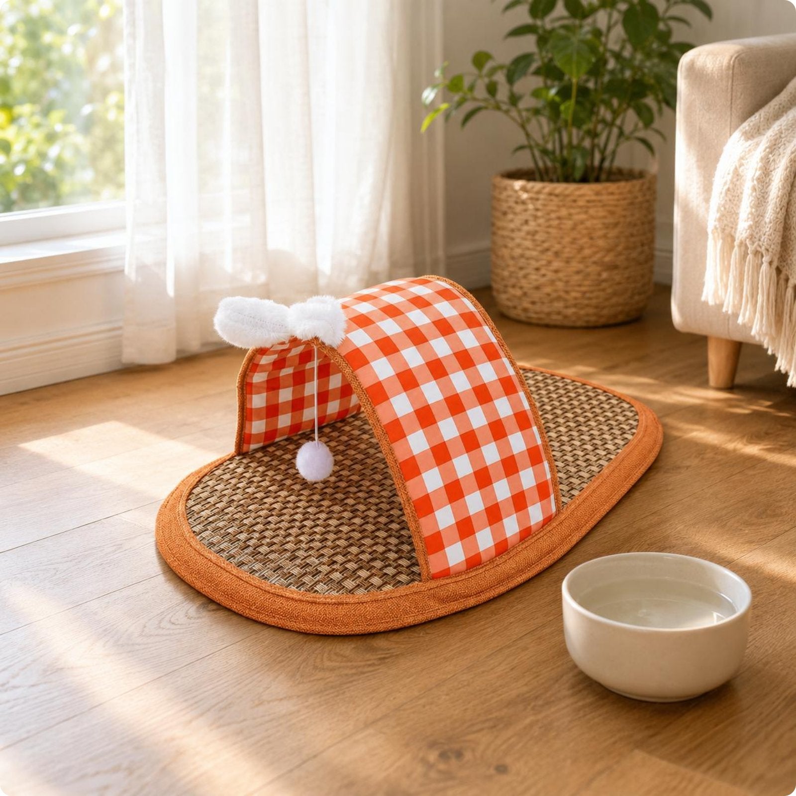 Slipper Pet Bed Breathable Slipper Kitten Mat Washable for Sleeping, Dogs