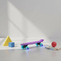 17 Inch Ocean Skateboard Non-Slip Deck Mini Cruiser Skateboard for Commuting
