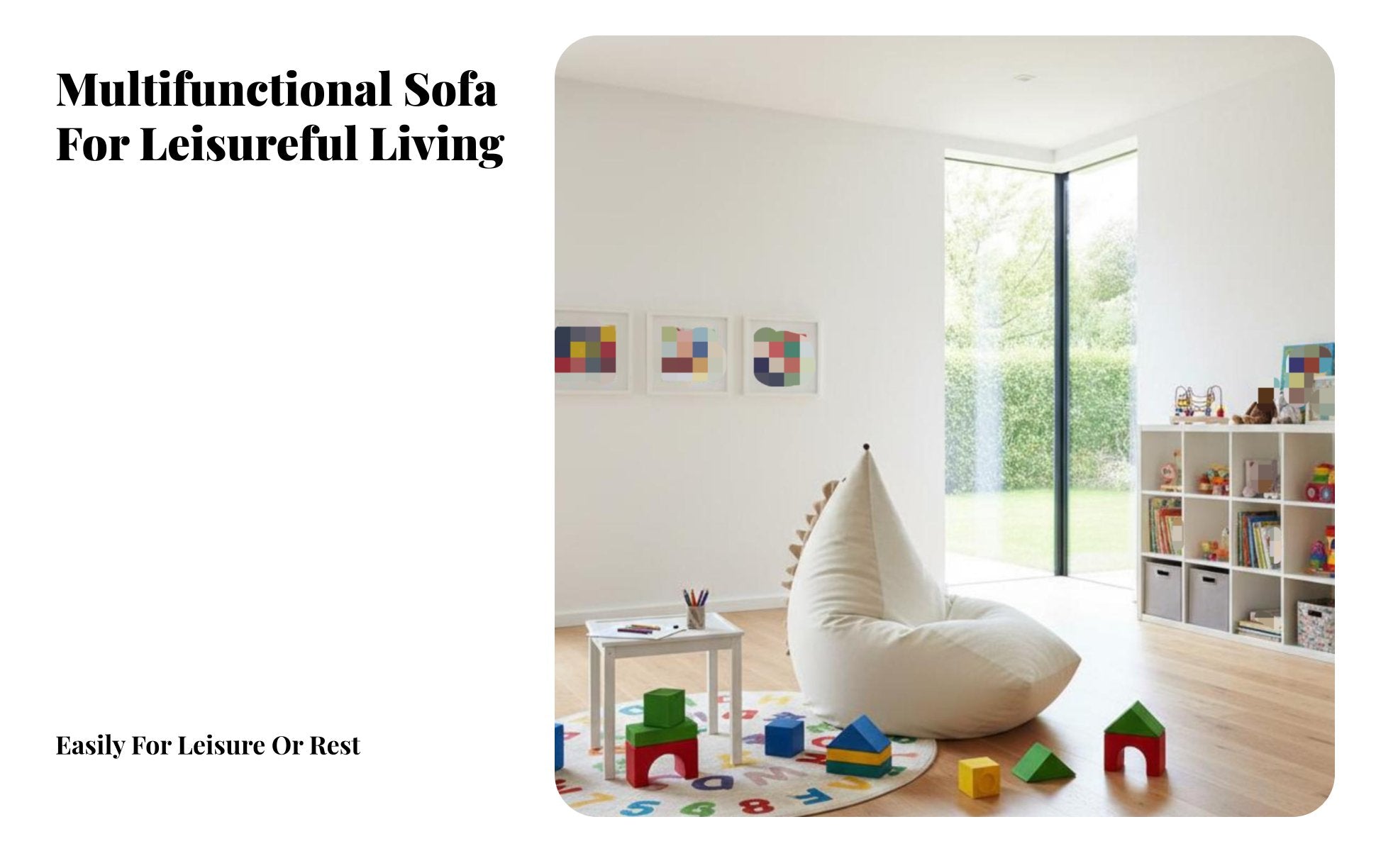 CreatureThemed Character Chair Soft and Comfy Fold-Unfold Creature Sofa Foldable Design Machinecleanable Cover for Infants