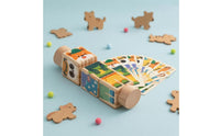 Rotating Animal Puzzle Hands-on Block Rotation Toy Educational