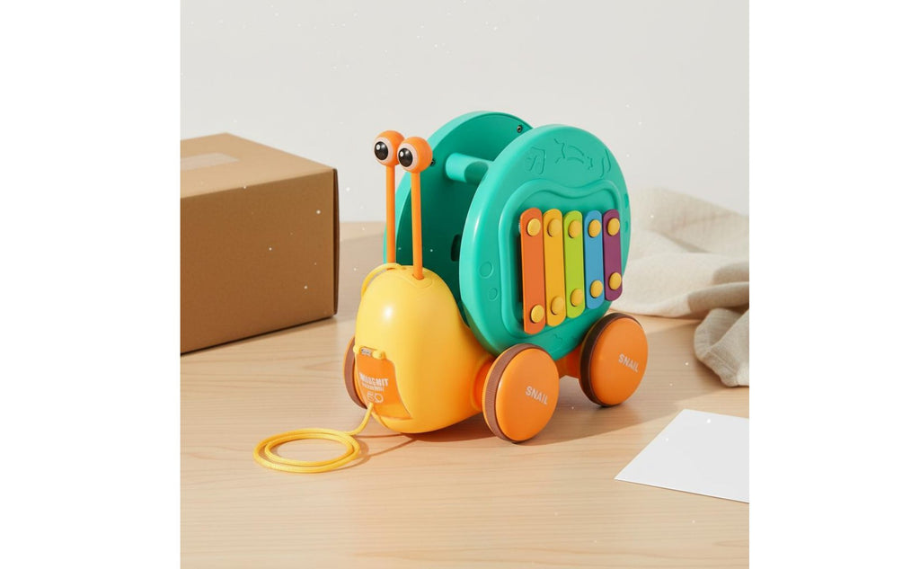 Pull Along Coordination Pull Toy Music Play for Young Children, Infants