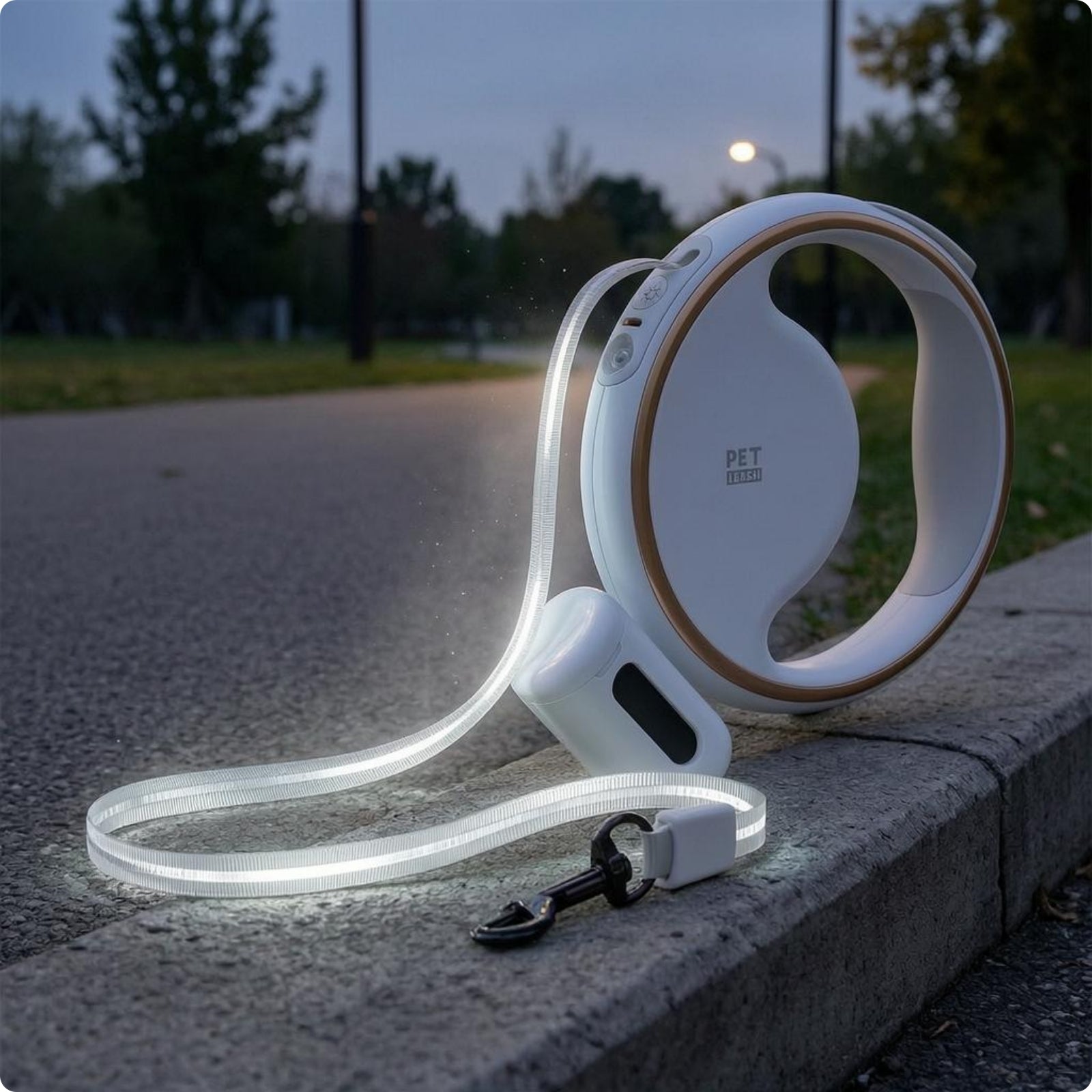 Automatic Retractable Pet Leash Extendable LED Retractable Leash Rust-Proof Hook