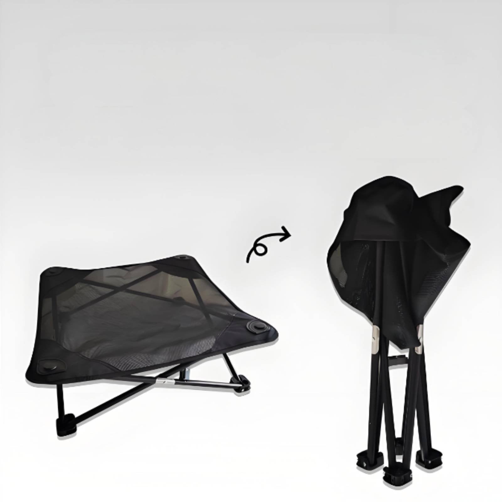 Folding Dog Bed Moisture-Proof Raised Pet Cot Year-Round for Outdoor, Camping