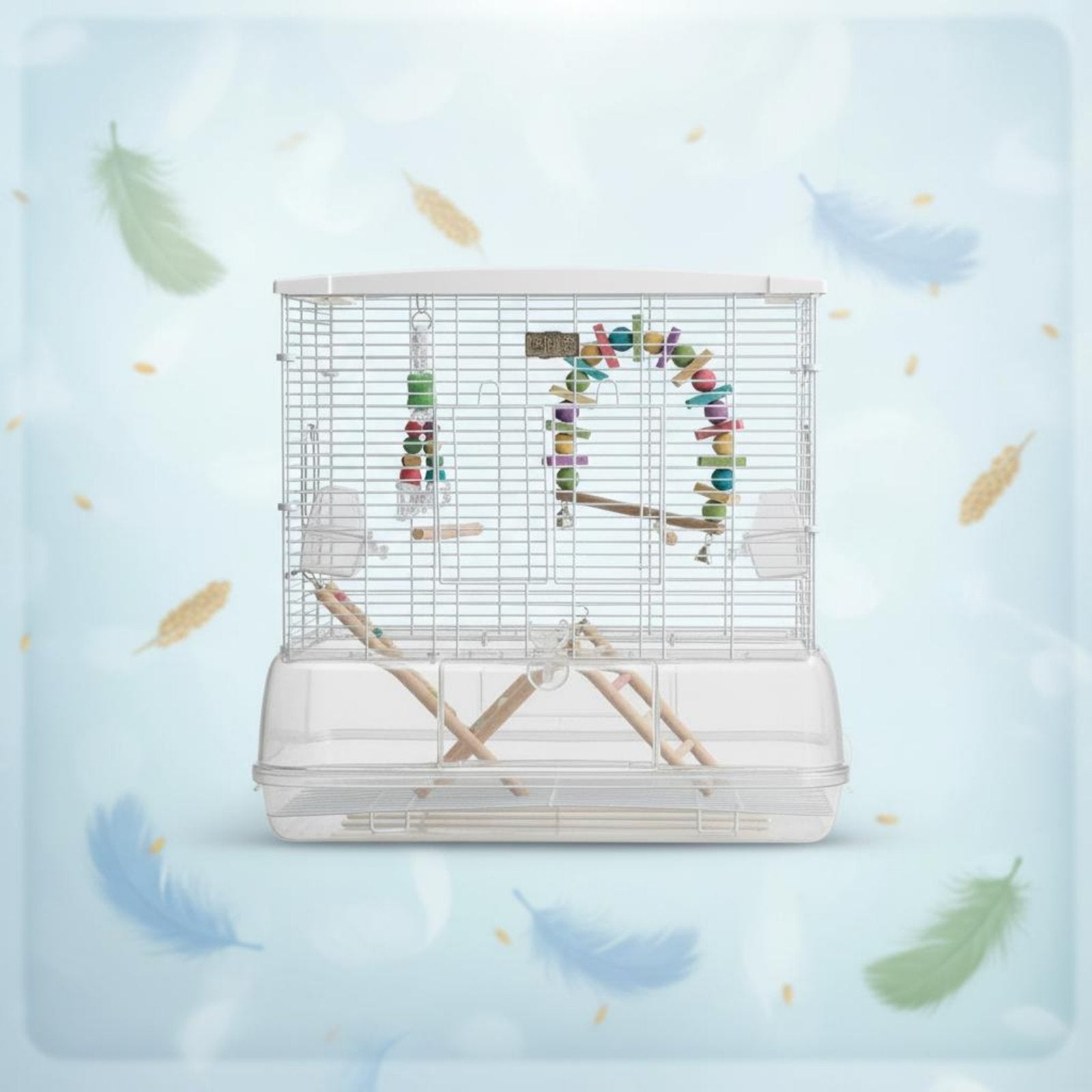 Large Bird Breeding Enclosure Splash-Proof Clear Acrylic Bird Enclosure Easy To