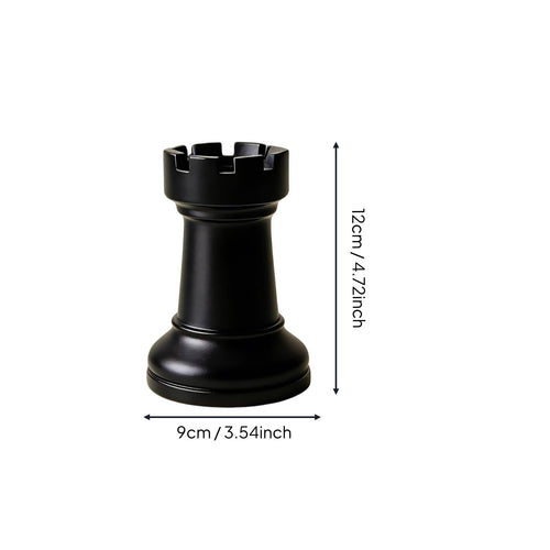 Chess Rook Pen Holder Creative Design Castle Chess Piece Writing Instrument Cup