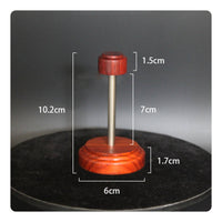 1/6 Figure Stand Detachable Wooden Display Base Adjustable Height for Hobby Fans