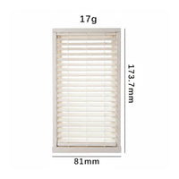Miniature Window Blind Scene Decoration Miniature Window Shutter Realistic Look