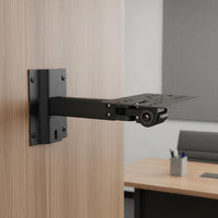2 Pieces Speaker Wall Mount Retractable Arm Audio Accessory High Weight Capacity