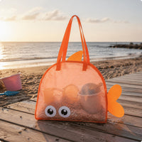 Marine Creature Beach Tote Shoulder Handles Beach Storage Tote Lightweight