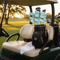 9 Pieces Golf Iron Headcover Set Soft Lined Numbered Iron Covers for Golfers