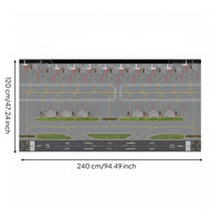 1:400 Aircraft Airport Background Simple Board to Clean Landing Strip Apron Model Mat