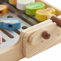 Kids Barbecue Play Set Manual Crank Kids Grill Set Realistic Design for Playroom