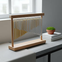 Double Row Wind Chime Relaxing Music Instrument Desktop Decoration