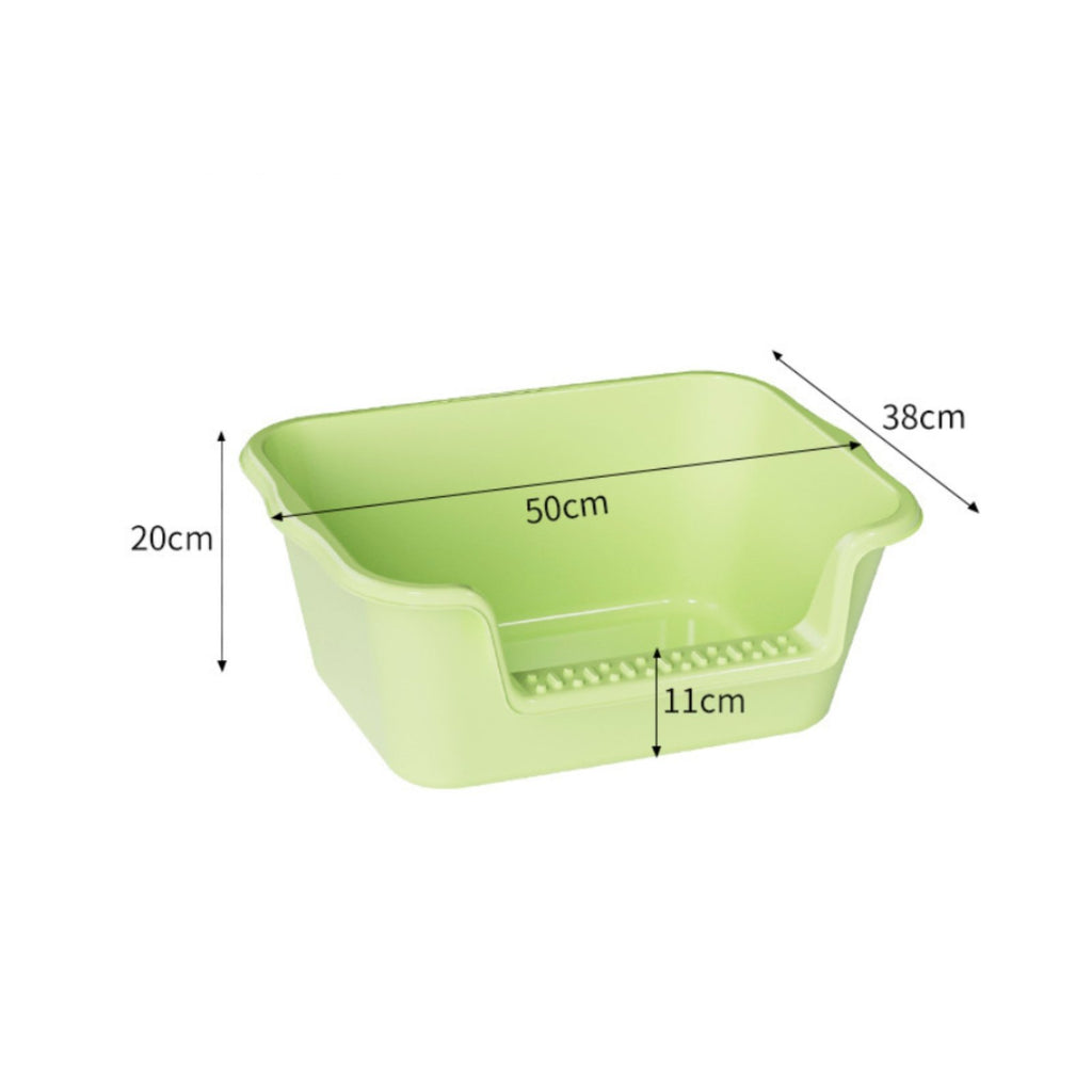 accessibleTop Litter Box Easy Clean High-Sided Litter Box Included