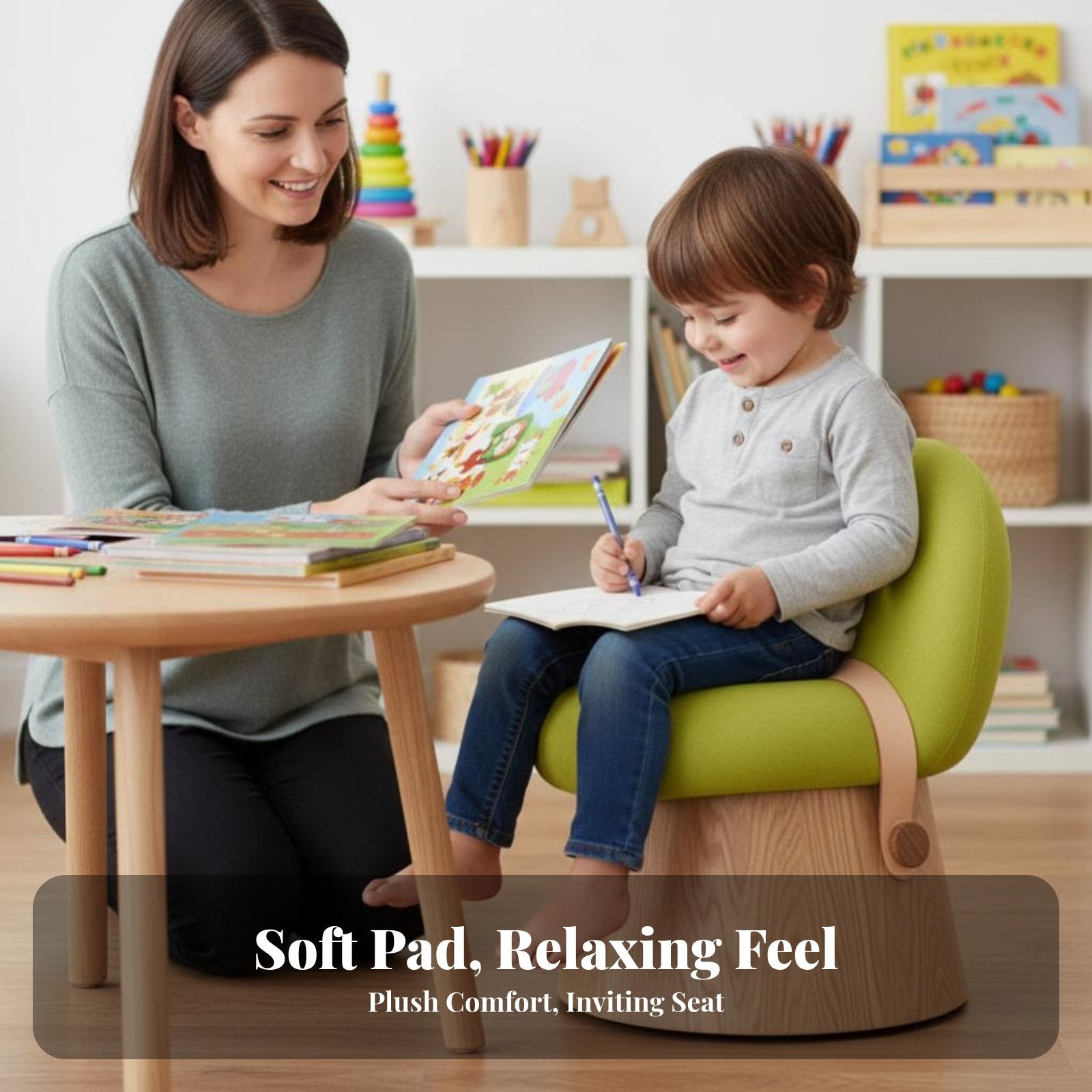 Sproutrear Kids Chair transformable 2-in-1 Design Upholstered child's Armchair