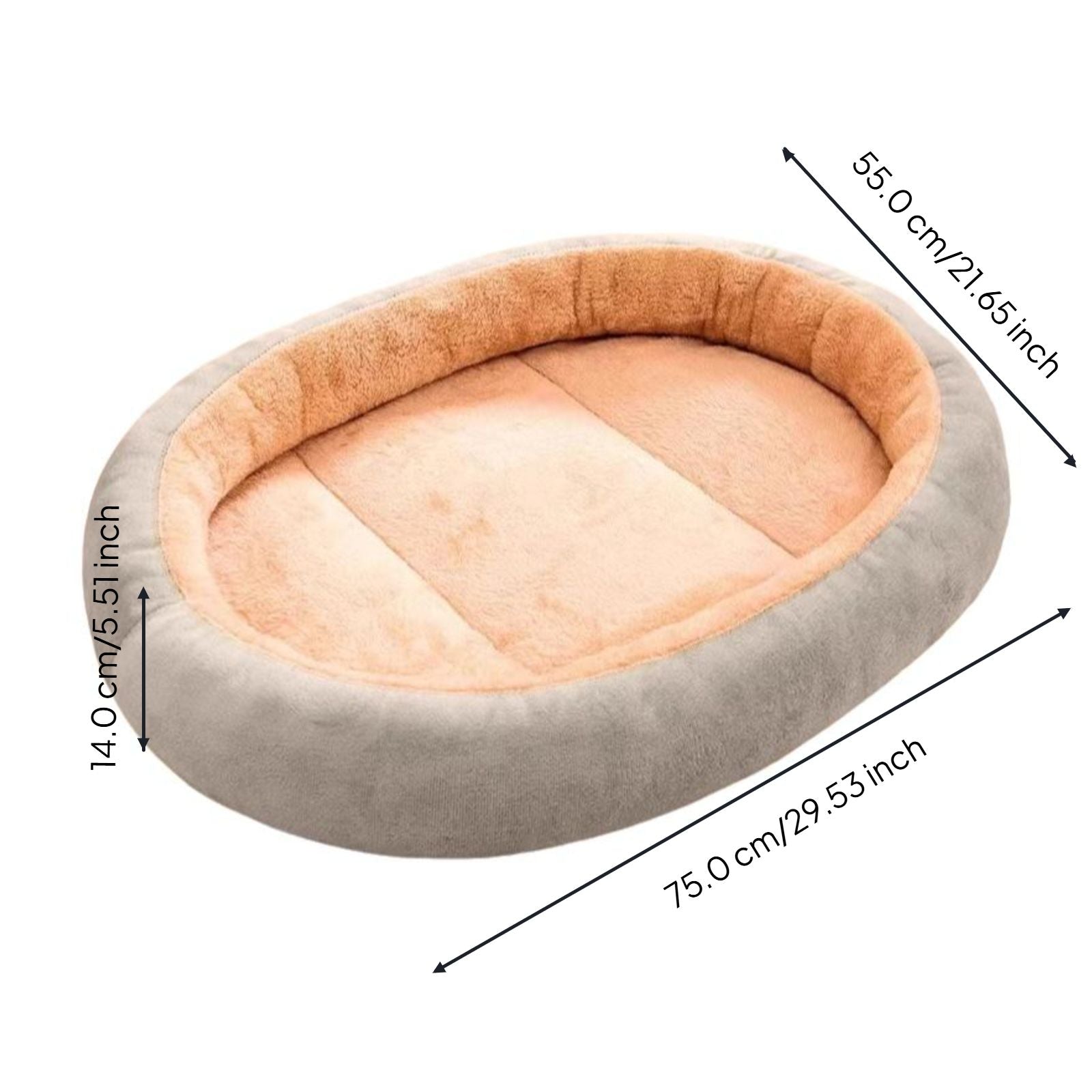 Dog Bed, Removable Pet Sofa, Cozy Cat & Dog Den