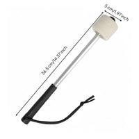 Marching Bass Drum Beater Lightweight Bass Drum Mallet Non-Slip Grip Musical Equipment for Procession