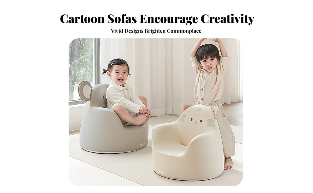 CreatureShaped Armchair Soft and Comfortable Toddler Seat Supportive Backrest